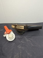 Vintage DYMO 1610 Manual Embossing Label Maker Black with Extra Orange Label... picture