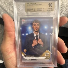 Topps 2025 Now Cooper Flagg #D1 1st Pick RC BGS 10 Pristine SN0018815245 picture