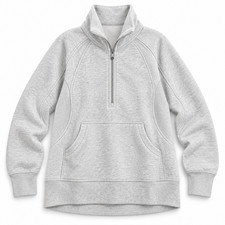 Lululemon Scuba Oversized Funnel-Neck Half Zip, Long, HCUG, NWT, Size M/L picture