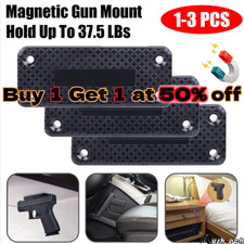 1-3 PCS Gun Magnet Mount Magnetic Holder Holster Concealed Pistol Car Desk Bed picture