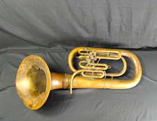 Vintage Elkhorn A Div. Of Getzen 3 Valve Baritone Horn Detachable Bell picture