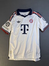 adidas Bayern Munich Harry Kane #9 White/Navy/Red Soccer Jersey Size L picture
