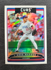 GREG MADDUX 2006 TOPPS CHROME REFRACTOR #19 picture