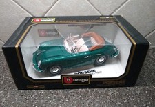 NEW BBURAGO DIAMONDS 1/18 SCALE 1961 GREEN PORSCHE 356B CABRIOLET  3051 picture