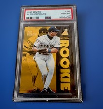 1995 Pinnacle Zenith Alex Rodriguez #146 Rookie RC PSA 10 GEM MINT picture