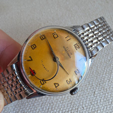 Vintage ELGIN sportsman men's manual wind watch Rocket second hand 1960s picture