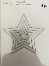 New Recollections Cutting Templates 4 Dies STARS 624788 picture