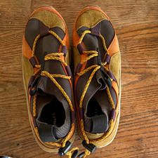 Merrell Men's Hiking Shoes Brown/Orange/Purple Lace-Up US 11.5 Medium J60757 picture