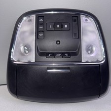 2014-22 Jeep Grand Cherokee Front Over Head Overhead Console Homelink Black OEM picture