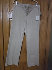 NWT Lila Ryan - Giselle Wide Leg Trouser Size 12   Tan Color picture