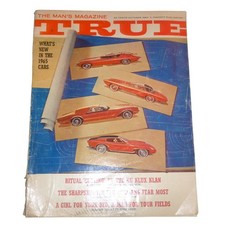 Vintage True The Mans Magazine October 1964 1965 Cars Issue Tokyo Olympics picture