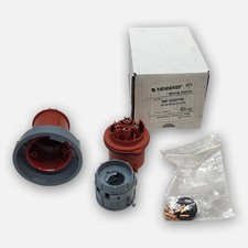 NEW MENNEKES ME430P7W PIN PLUG AND SLEEVE 30A 3P 4W 480VAC *READ* picture