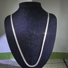 925 sterling silver necklace men italy Bismarck Chain / Bismark Style picture