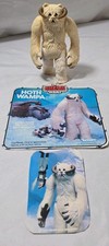 Vintage 1981 Kenner Star Wars Hoth Wampa Figure w/ Original Box Art Cutout Panel picture