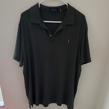 Polo Ralph Lauren Classic Fit Gray Short Sleeve Polo Shirt XL Embroidered picture