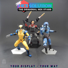 Action Figure Stands | Hex Solution Display Stands for 1/12 or 6