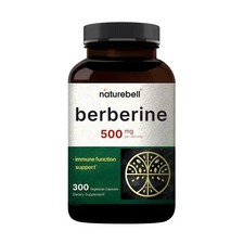 NatureBell Berberine 500mg - 300 Capsules - 97% Pure 300 Count (Pack of 1) picture