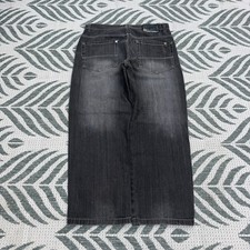 Vintage Y2K Southpole Brown Tab Jeans Sz 34x28 Black Faded Baggy Skater Pinkman  picture