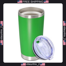 20 oz Stainless Steel Insulated Tumbler with No BPA Lid, Green picture