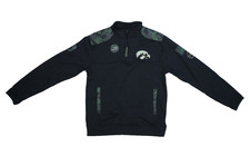 Iowa Hawkeyes Colosseum Black OHT Military Appreciation Fleece Jacket Mens M picture