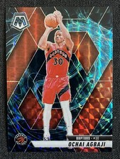 2024-25 Panini Mosaic Ochai Agbaji 18 Genesis Prizm Toronto Raptors NM picture
