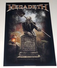 Megadeth KILLING IS MY BUSINESS Metal 1985 Promo Dave Mustaine Poster 19