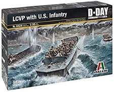 Italeri Models Lcvp with U.S. Infantry D-Day Series Boat Model Building Kits picture