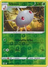 Reverse Holo Silcoon 007/196 Lost Origin Uncommon Pokemon TCG picture