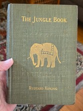 1894 THE JUNGLE BOOK Mowgli  Antique FIRST EDITION US RARE Rudyard KIPLING picture