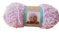 Bernat LuLu Yarn 1.3/4 oz, Loopy Lilac  Nylon Soft Fuzzy picture