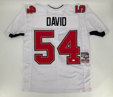 TAMPA BAY BUCCANEERS LAVONTE DAVID SIGNED CUSTOM WHITE JERSEY JSA WITNESS COA picture
