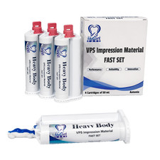Dental VPS Heavy Body Impression Material Fast Set 50ml Cartridge picture