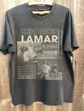 Kendrick Lamar Vintage 90s Retro Graphic Charcoal Unisex Tshirt Reprint S-5XL picture
