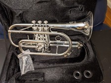 Elite Silver Custom Cornet picture
