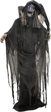 Life-Size Animatronic Scary Talking Witch with Touch Activated Lights and Sound, picture