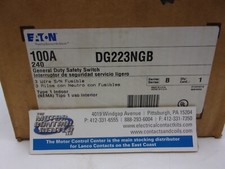 DG223NGB-EATON-GENERAL DUTY SAFETY SWITCH-2P,FUSIBLE,3 WIRE,100A,240V,NEMA 1 picture