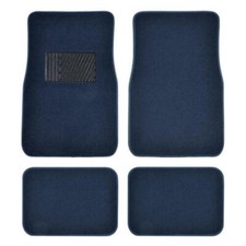 BDK Premium Carpet Blue Floor Mats for Cars - Universal Fit Interior 4-Piece ... picture