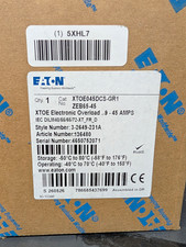 Eaton Electronic Overload Relay XTOE045DCS-GR1 ZEB65-45 9-45A AC/DC picture