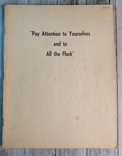 Watchtower Kingdom Ministry Elders Textbook Pay Attention to Yourselves Manual picture