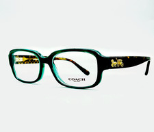 Coach HC 6105 / 5451 Eyeglasses Teal/Dark Tort 51-15-140mm ORIGINAL NO CASE picture