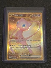 Mew ex 205/165 Hyper Rare Full Art Gold Holo Scarlet & Violet 151 English EX picture