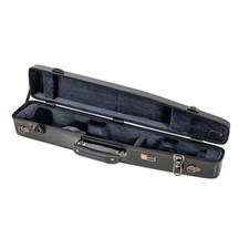 Crossrock Straight Soprano Saxophone Flight Case-Fiberglass Hardshell Shaped picture