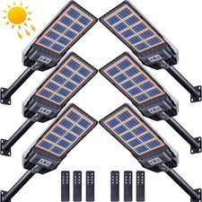 Commercial 99000000LM LED Outdoor Dusk to Dawn Solar Street Light Road Area Lamp picture