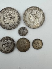 5/10/20/40 Centavos 1 peso 6 Coin 1895-1897 Collection Puerto Rico picture