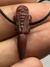 Ancient Greek Bactrian Agate Stone Luck Amulet Alligator Shape picture