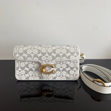 NWT CET98 Crossbody Shoulder Bag In Crystal Signature Jacquard picture