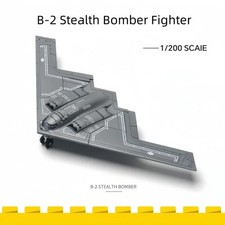 WLTK USAF B-2A America Spirit Stealth Bomber 1/200 Diecast Aircraft Jet Model picture