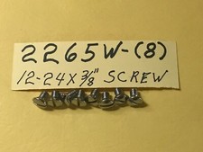 Harley 2265W (8) screw,12-24x3/8 oval head cask 1941-1964  Kuncklehead Panhead picture