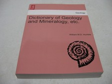 Dictionary Of Geology And Mineralogy by William Humble (Reprint Paperback) picture