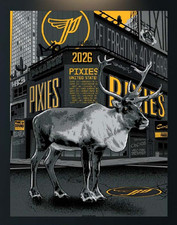 Pixies 40th Anniversary Tour Poster 2026 US Tour Reindeer Rock Band Art Print picture